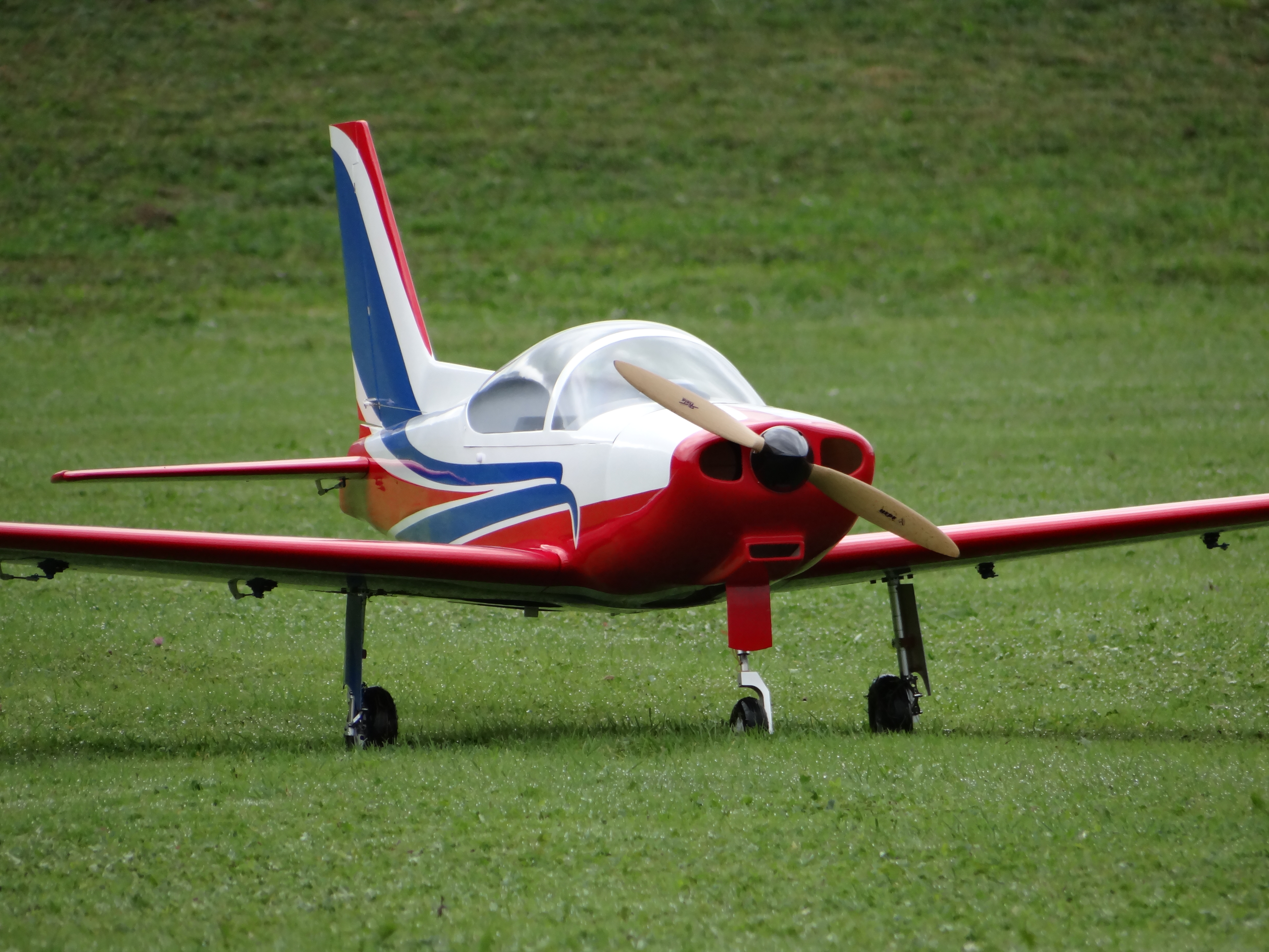Modellflugzeugbauer Gernot Bruckmann